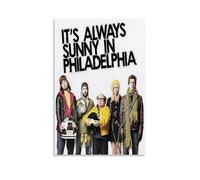 SAZOFJ It's Always Sunny in PhiladelphiaPoster for Bedroom Aesthetic Canvas Wall Art Living Room Painting Picture Print Modern Family Decor Artist Bathroom LandscapeUnframe-style20x30inch(50x75cm)