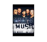 SAZOFJ Madness-Sleeping with SirensPoster for Bedroom Aesthetic Canvas Wall Art Living Room Painting Picture Print Modern Family Decor Artist Bathroom LandscapeUnframe-style20x30inch(50x75cm)