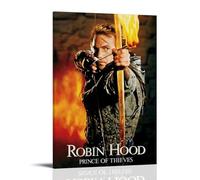 SAZOFJ Robin Hood:Prince of ThievesPoster for Bedroom Aesthetic Canvas Wall Art Living Room Painting Picture Print Modern Family Decor Artist Bathroom LandscapeFrame-style20x30inch(50x75cm)