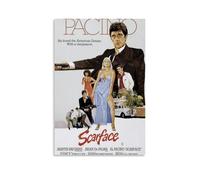 SAZOFJ ScarfacePoster for Bedroom Aesthetic Canvas Wall Art Living Room Painting Picture Print Modern Family Decor Artist Bathroom LandscapeUnframe-style08x12inch(20x30cm)
