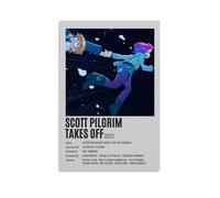 SAZOFJ Scott Pilgrim Takes OffPoster for Bedroom Aesthetic Canvas Wall Art Living Room Painting Picture Print Modern Family Decor Artist Bathroom LandscapeUnframe-style20x30inch(50x75cm)