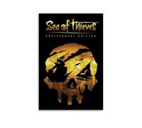 SAZOFJ Sea of ThievesPoster for Bedroom Aesthetic Canvas Wall Art Living Room Painting Picture Print Modern Family Decor Artist Bathroom LandscapeUnframe-style24x36inch(60x90cm)