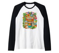 Sazón is My Love Language Raglan Baseball Tee