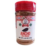 Sazon Natural Ancho Chilli Powder 120g / Mexican Mild Hot & Sweet Ancho Chilli Pepper Powder, Chilli Spices and Seasoning for Cooking