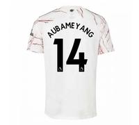 (SB) 2020-2021 Arsenal Adidas Away Football Shirt (Kids) (AUBAMEYANG 14)