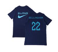 (SB) 2022-2023 England Three Lions Tee (Navy) - Kids (Bellingham 22)