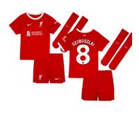 (SB) 2023-2024 Liverpool Home Little Boys Mini Kit (Szoboszlai 8)
