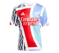 Adidas Arsenal Junior Pre-Match Short Sleeve Jersey 2024/2025 Colour: White, Size: 7-8 years
