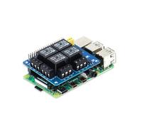 SB Components 4 Channel Relay HAT for Raspberry Pi 4B/3B+/3B/2B/B+