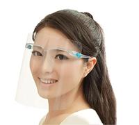sb components Full Face Protective Face Shield Visor, Plastic Adjustable Transparent Face Visor Resistant to Prevent Saliva, Oil Fume, Spitting Anti-Fog Lens for Daily activities and Working (10 pcs)