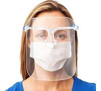 SB Components [Only Visors] Full Face Protective Shield Visor, Transparent Face Visor Resistant to Prevent Saliva, Oil Fume, Spitting Anti-Fog Lens for Daily activities and Working (Set of 10)