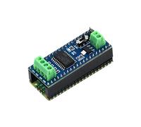 sb components Pico Motor Driver HAT H-bridge IC L293D DC Motor Driver Board for Raspberry Pi Pico, Connects 2 DC and 1 Stepper Motor
