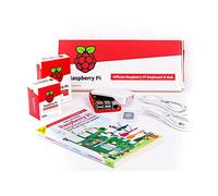 sb components Raspberry Pi 4 Official Starter Kit, Official Raspberry Pi 4 Desktop Kit Raspberry Pi 4 Model B 8GB Starter Kit Motherboard with 16GB SD Card Preloaded with Raspbian