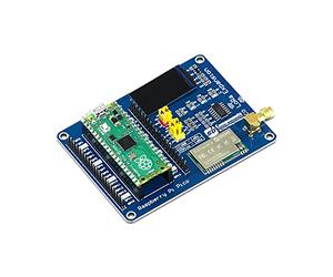sb components Raspberry Pi Pico Board with Pico LoRa Expansion Board, Smart Data Transmission Board Module Transmission up to 5 KM Through Serial Port (868MHz LoRa Expansion with Pico Board)