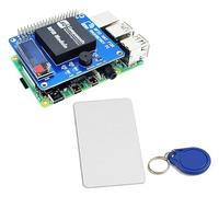 sb components RFID HAT for Raspberry Pi with 0.91” OLED Display, RFID Shield Expansion HAT for Raspberry Pi 4B/3B+/3B/2B/B+/A+/Zero and Zero W, Raspberry Pi RFID Reader & Control Board