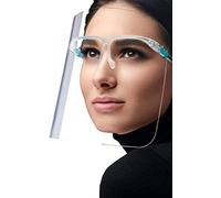 SB Components Safety 5 Pack Reusable Face Shield Wearing Glasses Face Visor Transparent Anti-Fog Film Protect Eyes and Face