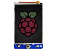 sb components Touchsy HAT for Raspberry Pi, 3.2" Resistive Touchscreen for Raspberry Pi, SBC’s & Microcontrollers with Programmable Buttons & Joystick SPI Interface Touch LCD Display