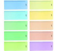 SB Education 10 x Dyslexia Reading Strips with Coloured Overlays. Reading Tracking Rulers for Dyslexia Irlens, ADHD and Visual Stress