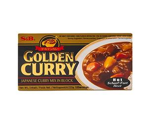 SB Golden Curry Source Mix Hot 220G