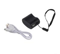 SB Hand Crank Charger Generator, Portable Manual Power Bank with Data Cable for Travel Camping, Compact Battery Backup for Mobile Phones and Digital(Black)