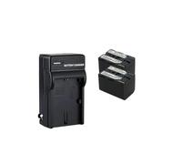 SB-L220 SB-L110 L70 L70A Camera Battery + AC Charger，Compatible For SAMSUNG，for VP-26i SCD103 SCD23 SCW71 SC-D103 VP-D103 SB-LS110 LS220(2 Battery 1 Charger)