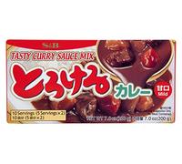 SB Torokeru Curry Hot 200 g (Pack of 10)