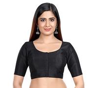 SB Traders Readymade Desiger Indian Style Casual Blouses for Women Sarees, Black -55, XL