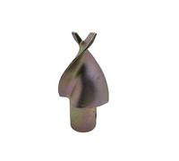 SB35R Auger Pilot Bit for Ordinary Soil & Clay Digging, Heat-Treated 35Cr-Mo Alloy Steel Replacement with 2" Round Drive for Post Hole Drilling, Fence Installation & Landscaping (23-084)