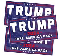 SBB 3 Pack Trump 2024 Sticker, 8 inches x4 inches Big Trump Letters Car Decal, President Donald Trump Take America Back 2024 Bumper Sticker Fadeproof Vinyl for Car, Truck, Window, Laptop