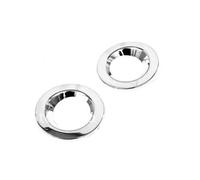 SBBLINWU Fog Light Lamp Grille Compatible With Range For Rover For Sport 2005 2006 2007 2008 2009 2010 1 Pair Chrome Fog Light Cover Car Fog Lamp Grille