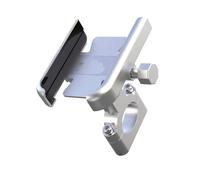 SBBLINWU Motorbike Phone Mount Compatible With Piaggio For Liberty125 MP3 500 Medley For Beverly 300 For ZIP50 X7 X9 Motorcycle Mobile Phone GPS Stand Bracket Holder(Silver,Handlebar)