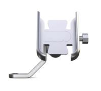 SBBLINWU Motorbike Phone Mount Compatible With Piaggio For Liberty125 MP3 500 Medley For Beverly 300 For ZIP50 X7 X9 Motorcycle Mobile Phone GPS Stand Bracket Holder(Silver,Mirror Holder)