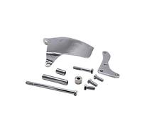 SBC Chrome Long Water Pump Alternator Bracket Compatible for Chevy SBC SB 305 350 Long Water Pump w/Hardware LWP