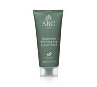 SBC Eucalyptus Reviving Leg & Foot Scrub - Dual-Action Exfoliating Treatment with Pumice, Lactic Acid & Prebiotic Biolin to Smooth Rough Skin, Cool Tired Legs & Support a Healthy Microbiome, 200 ml