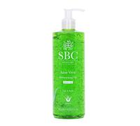 SBC Skincare Aloe Vera Gel Moisturiser For Face & Body - Lightweight & Soothing Daily Moisturiser with Organic Aloe Vera for Hydrated Skin - All Skin Types, Sunburn & Post-Hair Removal, 500 mL