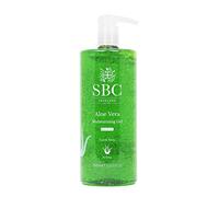 SBC Skincare Aloe Vera Gel Moisturiser For Face & Body - Lightweight & Soothing Daily Moisturiser with Organic Aloe Vera for Hydrated Skin - All Skin Types, Sunburn & Post-Hair Removal, 1000 mL