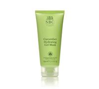 SBC Skincare Cucumber Hydrating Mask - Cooling Gel Mask With Cucumber Extract, Vitamins A & E To Soothe Dry, Irritated &Heat-Stressed Skin, Reduce Puffiness, Post-Treatment Care, Cruelty-Free,100 mL
