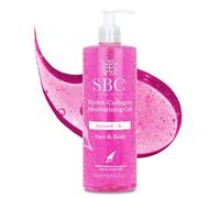 SBC Skincare Hydra-Collagen Gel Moisturiser For Face & Body - Oil-Free & Fast Absorbing Daily Anti-Ageing Moisturiser - Marine Collagen & Glycerin For Instant Hydration For All Skin Types, 500 ml