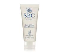 SBC Skincare Oats & Shea Hand Cream - Rich, Fast-Absorbing Moisturiser With Organic Oat Kernel Oil & Shea Butter To Soothe Dry, Irritated Hands, Strengthen Barrier & Reduce Roughness, Vegan, 100 mL