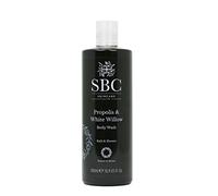 SBC Skincare Propolis & White Willow Body Wash 500ml - Shower Gel and Bubble Bath for Breakout-Prone Skin