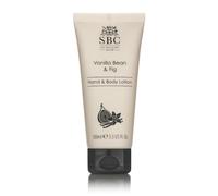 SBC Skincare Vanilla Bean & Fig Hand & Body Lotion - Fast-Absorbing Moisturiser with Cupuacu, Shea Butter, Fig & Pomegranate To Hydrate, Soften & Soothe Skin, Vegan & Cruelty-Free, 100 mL