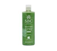 SBC Spiced Apple & Cinnamon Body Wash - Warming, Muscle-Soothing Shower Gel & Bubble Bath With Arnica, Apple & Vanilla Extracts To Ease Tension, Revitalize Skin & Hydrate, SLS-Free, Vegan, 500 mL