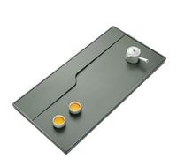 SBCGFY Coffee Table Tray Tian Luo Green Natural Stone Tea Tray Whole Chinese Original Stone Modern Simple Household Tea Set Tea Service,70 * 35 * 3cm,50 * 30 * 3cm