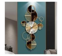 SBCGFY Large Wall Clock Metal Decorative Big Clocks, Wall Clock For, Decorative, 3D Creative Art Dials Handmade Nature Home Art Decoration, For,D,Vertical-One Size