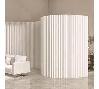 SBCGFY Modern Folding Room Divider - Flexible Paper Wall Screen Partition for Home, Office, Clothing Store & Live Streaming Background, 400x220cm,200x220cm/6.56x7.21ft