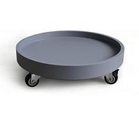 SBCGFY Plastic Plant Caddy with Casters, Round Potted Plant Rolling Plant Stand with Universal Wheels, for Moving Heavy and Large Plant Pot Saucers Indoor and Outdoor (58cm(22.83in))