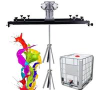 SBCGFY Pneumatic Paint Mixer For Ibc Tank, Air Agitator With Folding Propeller And Support Hanger, Effortless Ink Dissolver For 1 Ton/1000L Capacity,S300