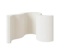 SBCGFY Room Dividers Panels, Panel Screens Folding Portable Room Divider, Lightweight Paper Panel Privacy Screen, Indoor Decorative Wall Partition for Living Rooms Bedrooms and,White-300~400cmx180cm