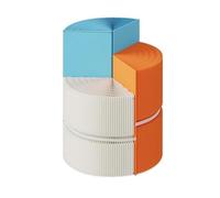 SBCGFY Round Mannequin Display Pedestal Stands, Foldable Paper Columns Plinth, Party Event Decor Platform Base Stands For Model Jewelry Display,B-80X98CM