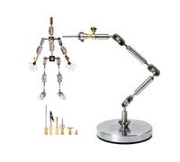 SBCGFY Stop Motion Armature Kits,with 5 Connectors Stop Motion Animation Rigging with Metal Puppet Figure Skeletons for Character Design Creation(14CM)